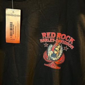 Brand new black Harley Davidson motorcycle T-shirt for 4XL